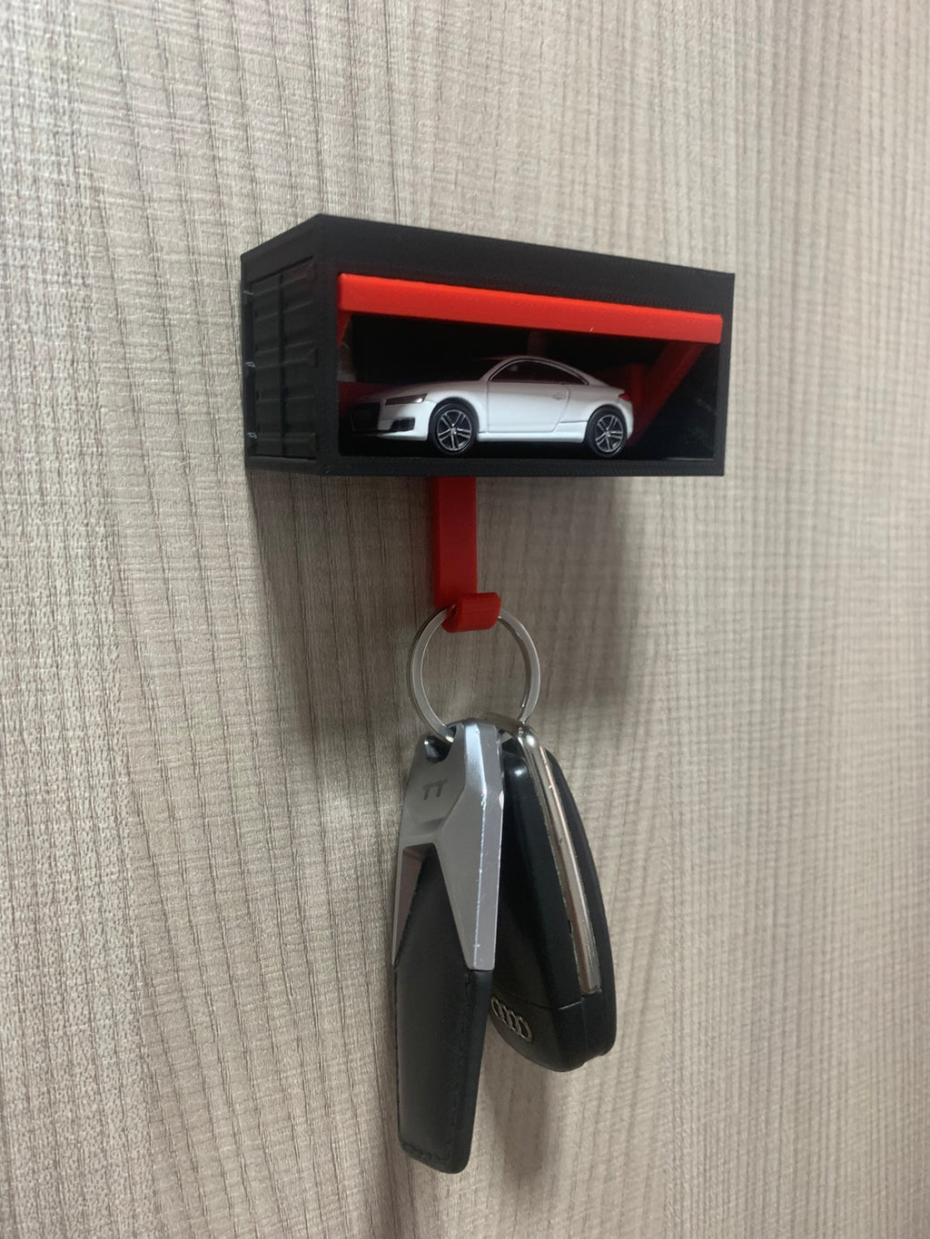 Car garage key holder