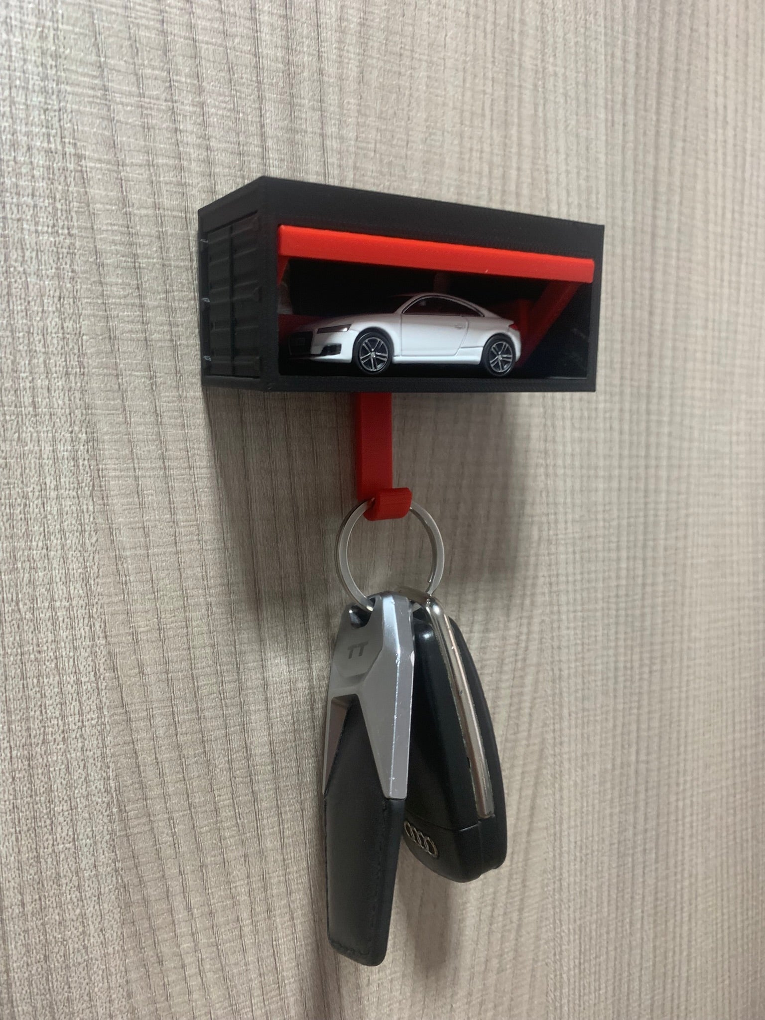 Car garage key holder